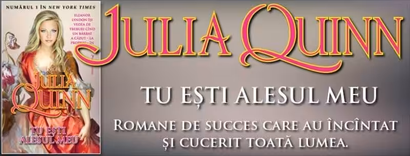 Tu esti alesul meu Julia Quinn banner
