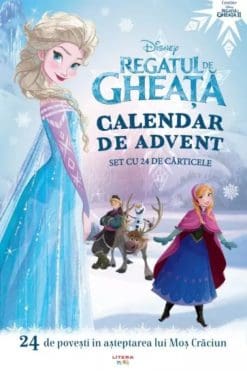Disney. Regatul de gheață. Calendar de advent. Set cu 24 de carticele